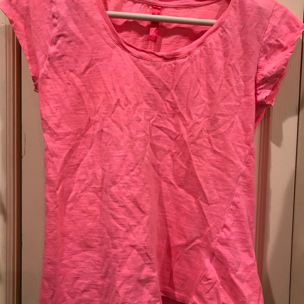 Hot Pink T-Shirt; LARGE/SMALL